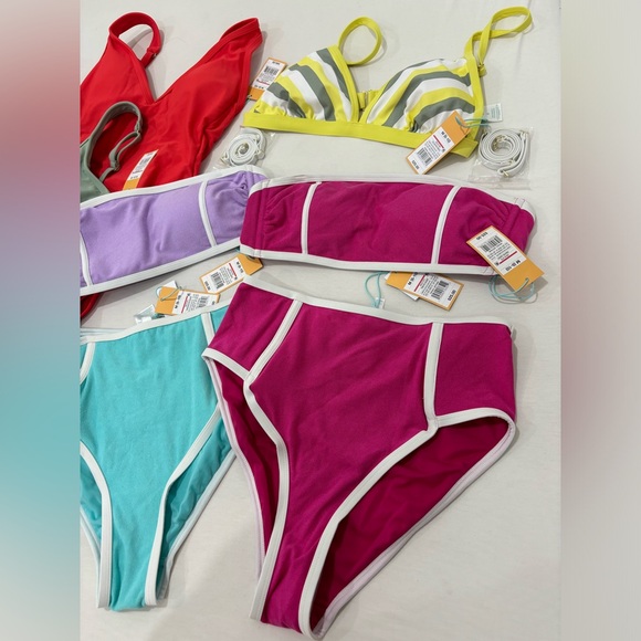 Size Medium 7 Piece Swimwear Bundle New With Tags - Picture 2 of 16